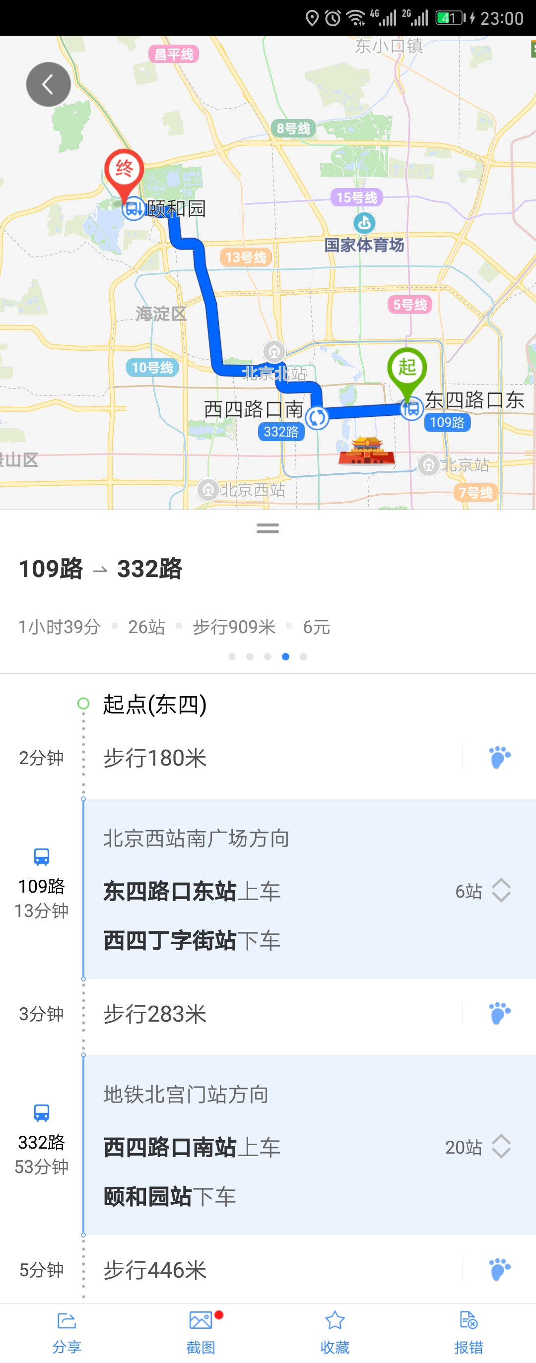 当然,如果要按照传统线路游览这两个公园的话(就是从颐和园东宫门