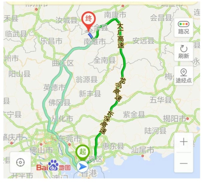 到南雄时天已经黑了,从南雄到帽子峰还有40公里的路程山路,沿途基本见不到人家,天地一片黢黑,我们两辆车一前一后,紧跟着,穿行在崎岖的山路上,上山下山,左转右拐,使你无法看清20米以外的路况,必须全神贯注,不然会掉下沟去。 特别是从帽子峰镇到锅坑的18公里,路越来越窄,沟越来越深,黑暗中两边山岩好像朝你扑来,压的你喘不过气,车内静悄悄的,谁也不说话,可以感觉到气氛有点紧张,几双眼睛紧盯着车灯照射的前方,渴望能够出行一点灯光,这时再联系酒店,没有信号,我开始怀疑是不是走错路了,想