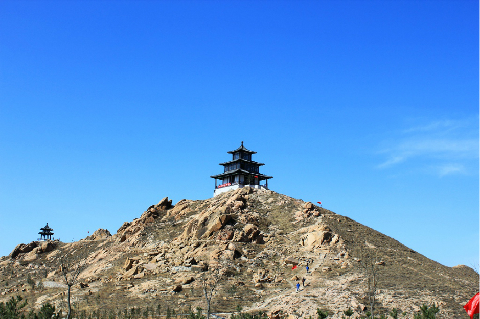 天牙山上好风光 山西忻州原平市一景