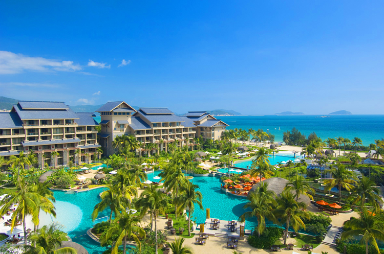 海南三亚亚龙湾金茂希尔顿度假酒店亚龙湾一线海景赠旅拍免税店巴士可