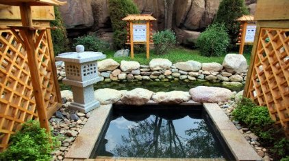 营口熊岳天沐温泉度假村养生温泉"天沐温泉"—绿色与真山,泉水的绝世