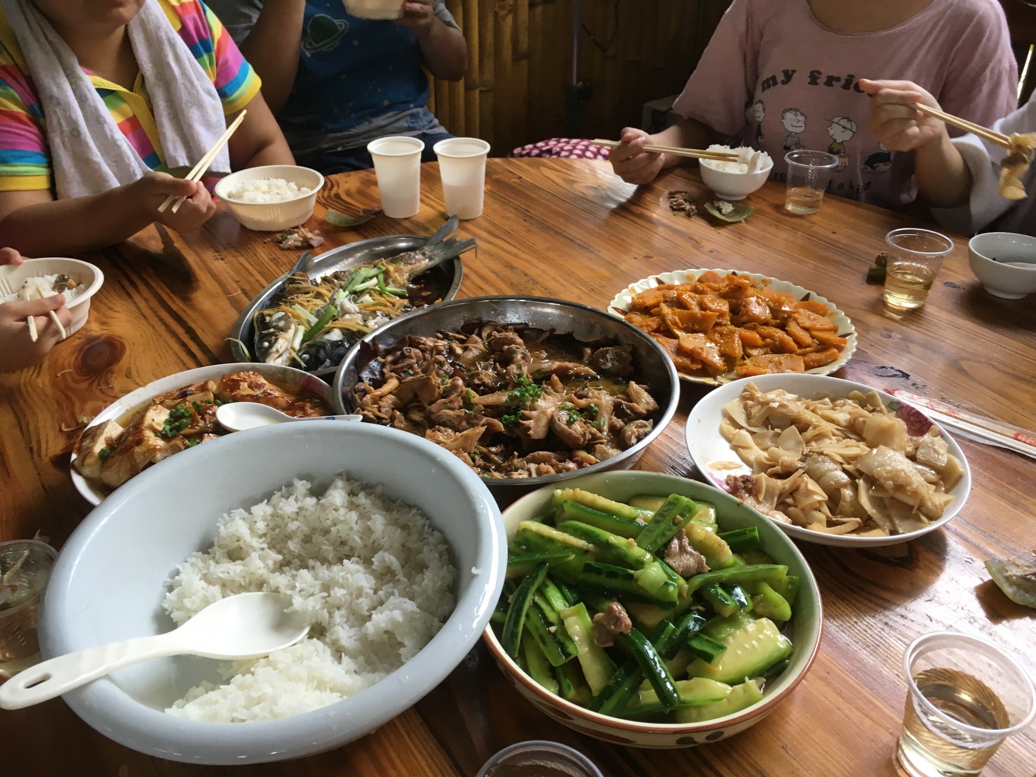 2016-8-14广州从化-星溪休闲徒步,品味最好吃的农家菜