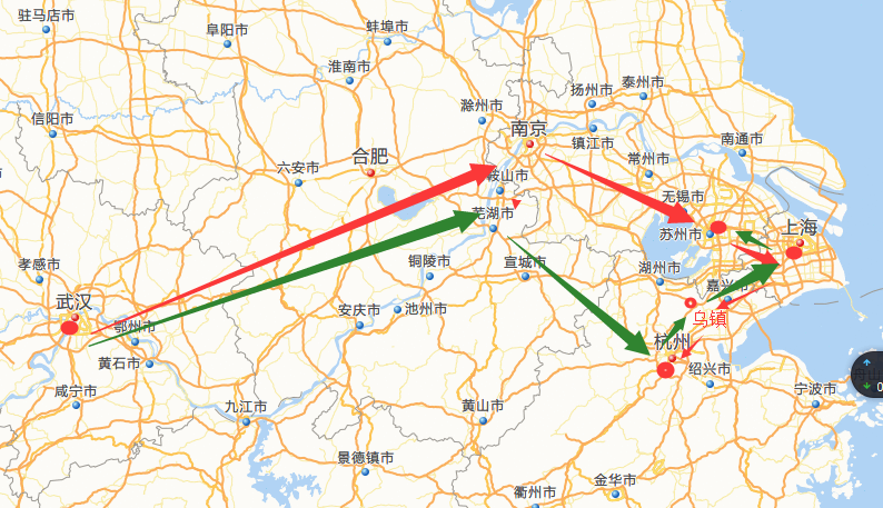 請教:武漢出發蘇州杭州烏鎮上海怎麼安排路程最合理?