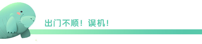 出门不顺!误机! 出门不顺!误机!
